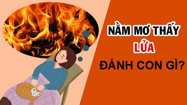 Nằm mơ thấy lửa lớn cháy đánh con gì?
