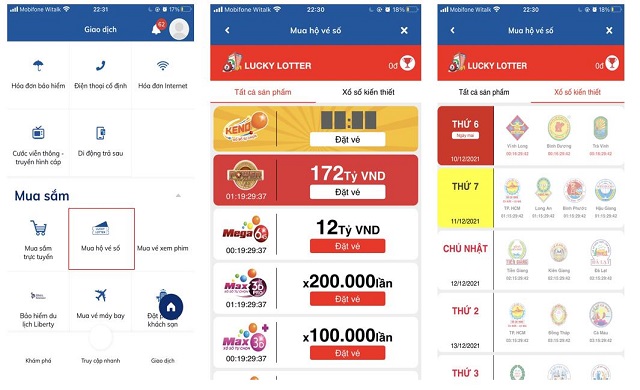 Cách mua vé số Vietlott online trên MB Bank như thế nào?