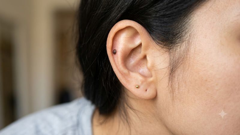 Khám phá ý nghĩa chung nốt ruồi ở tai Khám phá ý nghĩa chung nốt ruồi ở tai